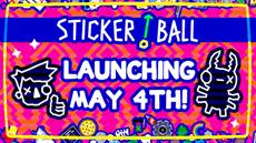 CloverPit pub announces STICKER/BALL ‘Chaotic roguelike from the future’ launching May 4th!
