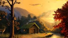 Cozy cabin-building sim Log Away now available on PC