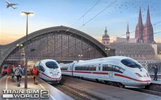 Der erste ICE in Train Sim World 2 f&auml;hrt auf der Strecke K&ouml;ln - Aachen