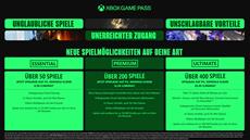 Einf&uuml;hrung von Upgrades f&uuml;r Xbox Game Pass