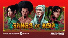 Gangs of Asia announced by MicroProse - Steam page and New trailer