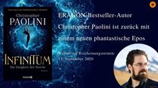 Mit seinen bildgewaltigen Epos »INFINITUM« entf&uuml;hrt ERAGON-Autor Christopher Paolini in neue unbekannte Welten 