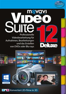 movavi Video Suite 12 Deluxe: Intuitive Video-Suite f&uuml;r Profi-Ergebnisse