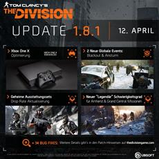 Neue Aktualisierung zum Tom Clancy&apos;s The Division mit Optimierung f&uuml;r XBox One