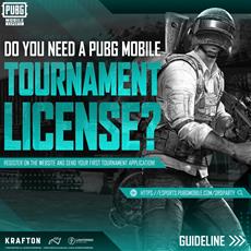 PUBG MOBILE launches new system for tournament licensing!
