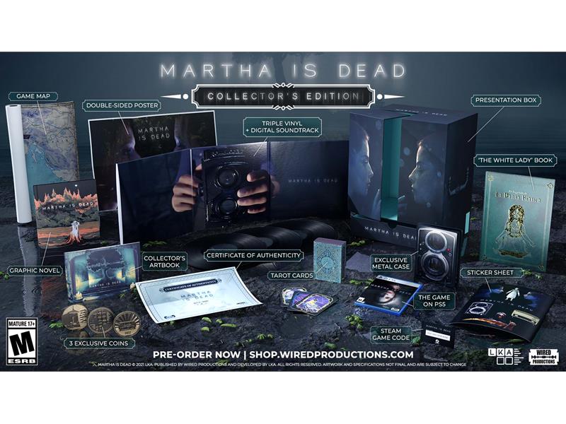 Celebratory Collector's Edition and Triple Vinyl Soundtrack unveiled for  LKA's Highly Anticipated Psychological Thriller 'Martha Is Dead'